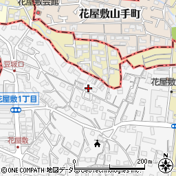 兵庫県川西市花屋敷1丁目16-3周辺の地図