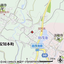 三重県亀山市安知本町266周辺の地図