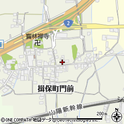 兵庫県たつの市揖保町門前443周辺の地図