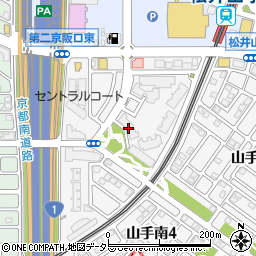 京阪東ローズタウンファインガーデンＥ棟周辺の地図