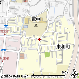 大阪府高槻市東和町周辺の地図