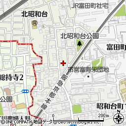 大阪府高槻市北昭和台町11周辺の地図