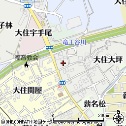 京都府京田辺市大住大坪47-4周辺の地図