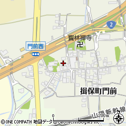 兵庫県たつの市揖保町門前44周辺の地図