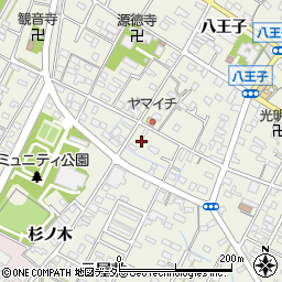 愛知県西尾市吉良町上横須賀蔵屋敷76周辺の地図