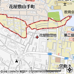 兵庫県川西市花屋敷1丁目14-1周辺の地図