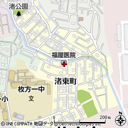 福屋医院周辺の地図