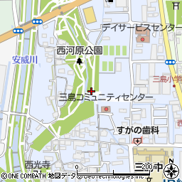大阪府茨木市西河原周辺の地図