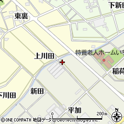 愛知県西尾市市子町稲荷80周辺の地図