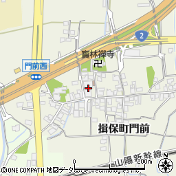 兵庫県たつの市揖保町門前184周辺の地図