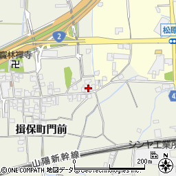 兵庫県たつの市揖保町門前435周辺の地図