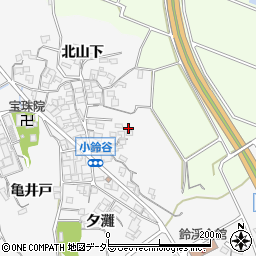 愛知県常滑市小鈴谷梶田周辺の地図
