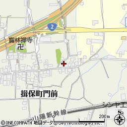 兵庫県たつの市揖保町門前438周辺の地図