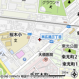 愛知県豊川市小桜町31-1周辺の地図