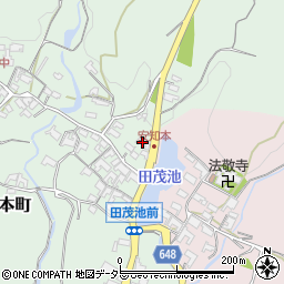 亀山安知本簡易郵便局周辺の地図