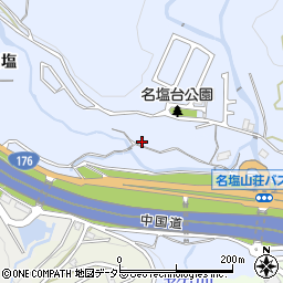 兵庫県西宮市塩瀬町名塩784周辺の地図