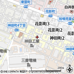 兵庫県姫路市神田町3丁目周辺の地図