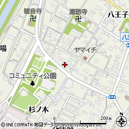 愛知県西尾市吉良町上横須賀杉ノ木72周辺の地図