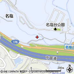 兵庫県西宮市塩瀬町名塩695周辺の地図