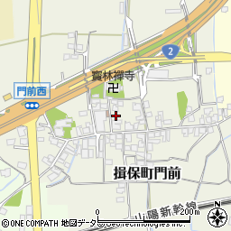 兵庫県たつの市揖保町門前199周辺の地図