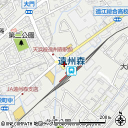 美濃口園周辺の地図