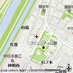 愛知県西尾市吉良町上横須賀杉ノ木11周辺の地図