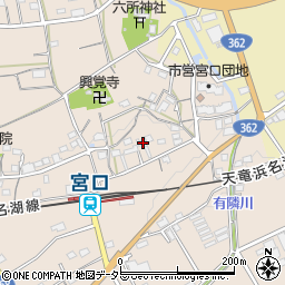 静岡県浜松市浜名区宮口79周辺の地図