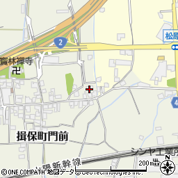 兵庫県たつの市揖保町門前457周辺の地図