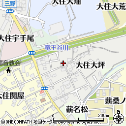 京都府京田辺市大住大坪41周辺の地図