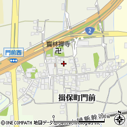 兵庫県たつの市揖保町門前198周辺の地図