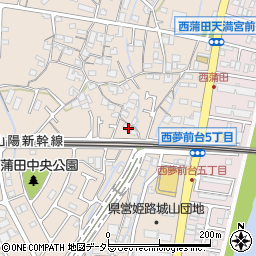 兵庫県姫路市広畑区西蒲田418周辺の地図