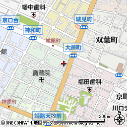 兵庫県姫路市神和町154周辺の地図