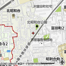 大阪府高槻市北昭和台町10周辺の地図