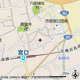 静岡県浜松市浜名区宮口78周辺の地図