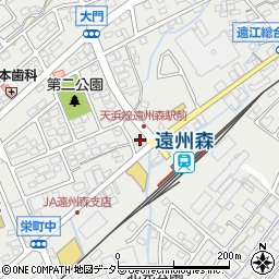 静岡銀行森町支店 ＡＴＭ周辺の地図