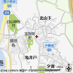 愛知県常滑市小鈴谷梶田89周辺の地図