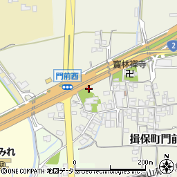 兵庫県たつの市揖保町門前52周辺の地図