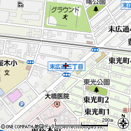 豊川信用金庫　本店休日相談プラザ・予約受付周辺の地図