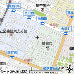 兵庫県姫路市神和町123周辺の地図