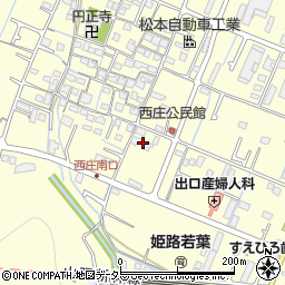 兵庫県姫路市西庄402周辺の地図