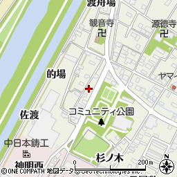 愛知県西尾市吉良町上横須賀杉ノ木10周辺の地図