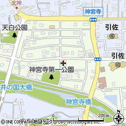 静岡県浜松市浜名区神宮寺町周辺の地図