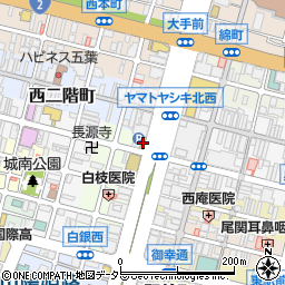 ファミリーマート姫路大手前店周辺の地図