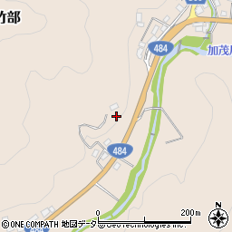 岡山県加賀郡吉備中央町竹部1584-3周辺の地図