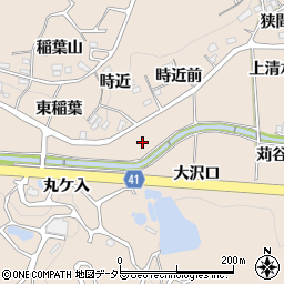 愛知県幸田町（額田郡）深溝（タモノ木）周辺の地図