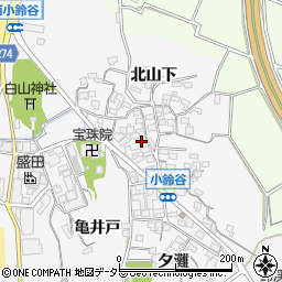 愛知県常滑市小鈴谷梶田110周辺の地図