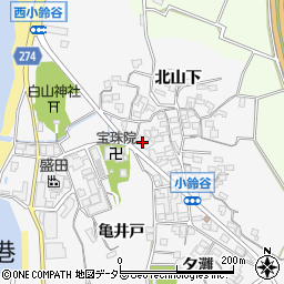 愛知県常滑市小鈴谷梶田92周辺の地図