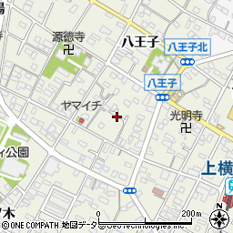 愛知県西尾市吉良町上横須賀蔵屋敷周辺の地図