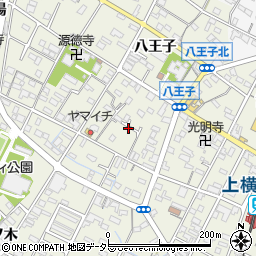 愛知県西尾市吉良町上横須賀（蔵屋敷）周辺の地図
