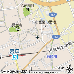 静岡県浜松市浜名区宮口40-2周辺の地図
